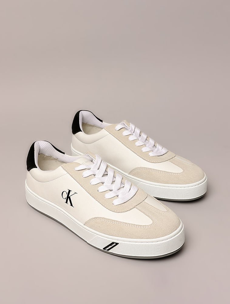 Tênis Calvin Klein Jeans Palito Ck - Branco Branco 2