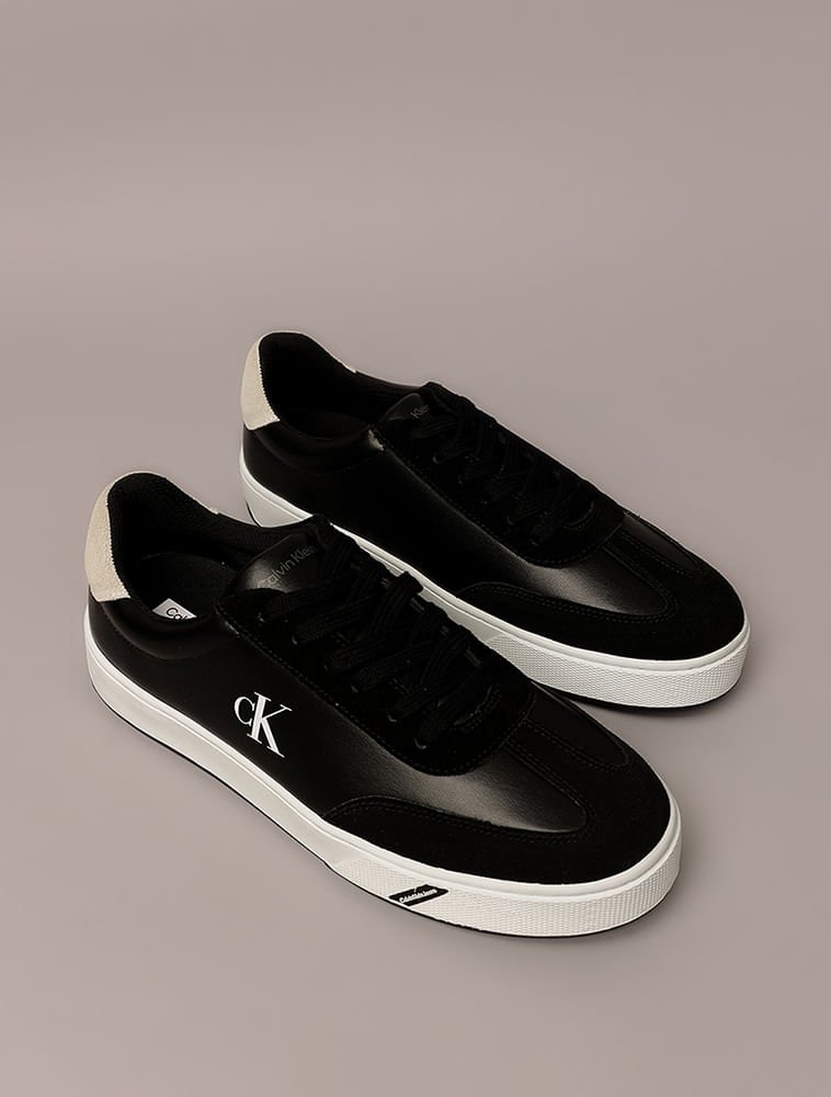 Tênis Calvin Klein Jeans Palito Ck - Preto Preto 2