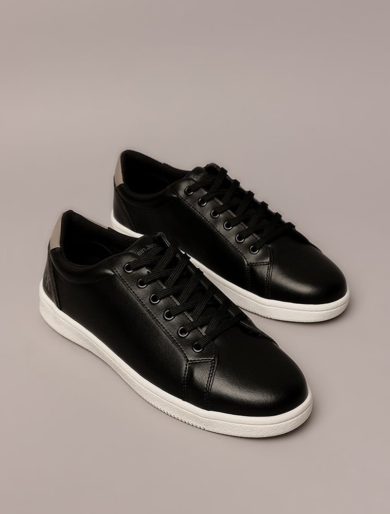 Tênis Calvin Klein Jeans Slim New Basic - Preto Preto 2