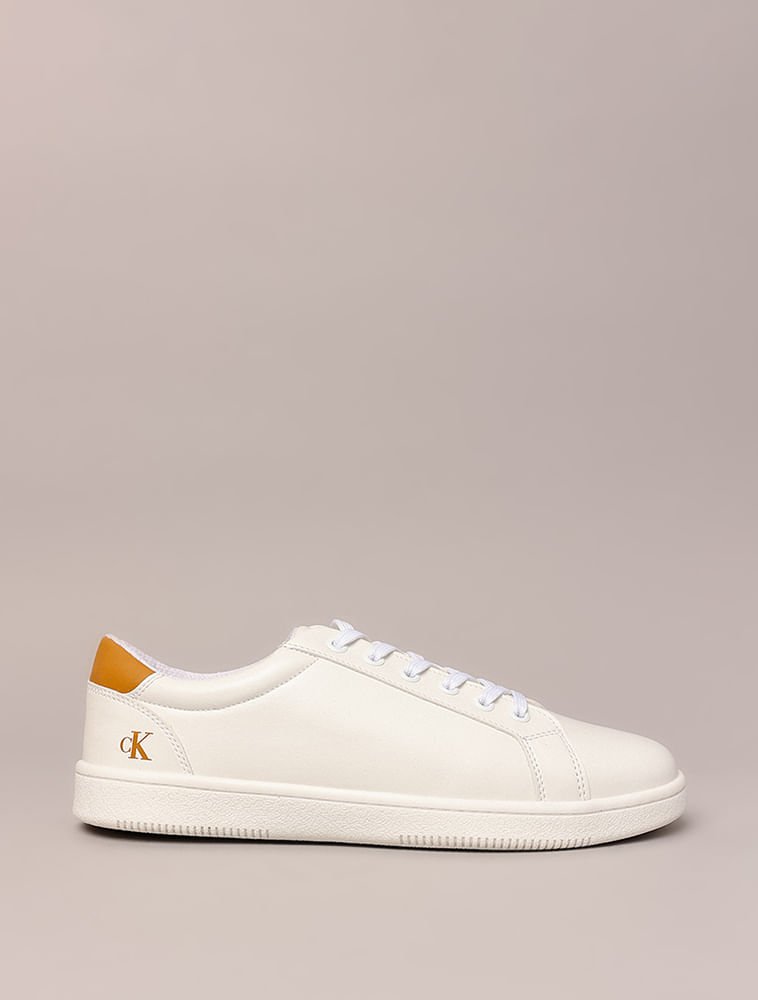 Tênis Calvin Klein Jeans Slim New Basic - Branco