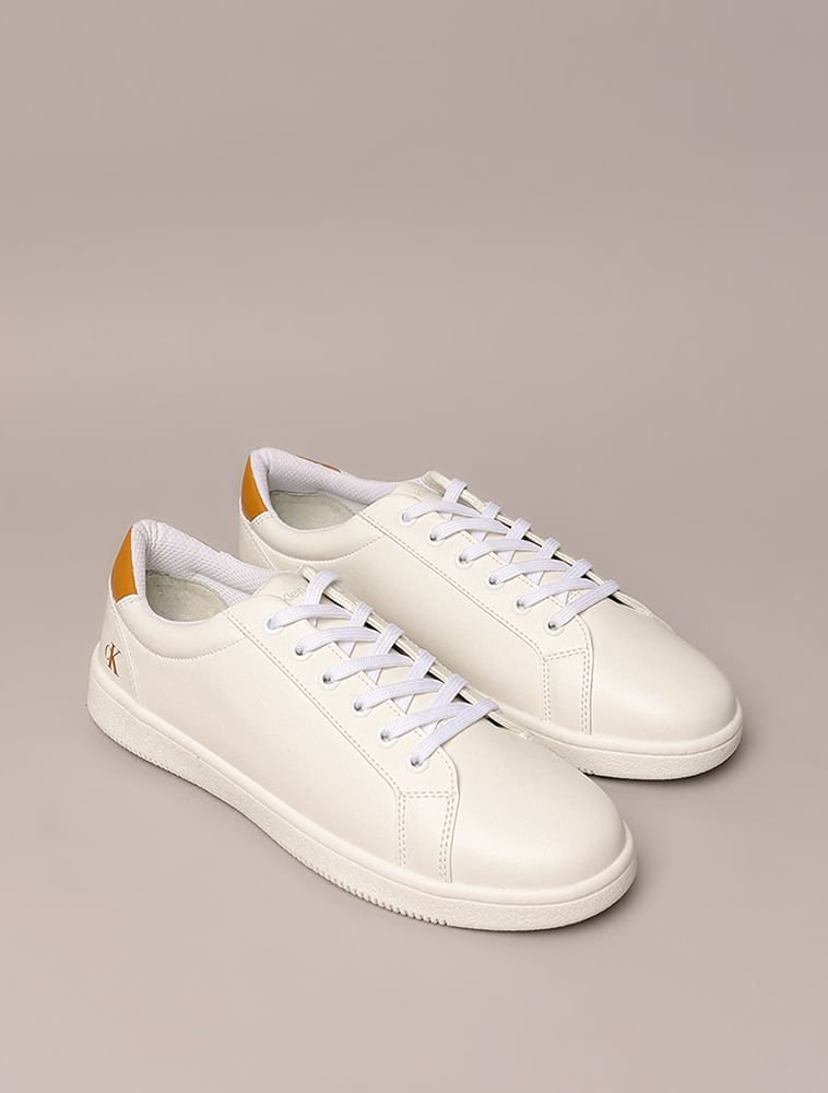 Tênis Calvin Klein Jeans Slim New Basic - Branco Branco 2