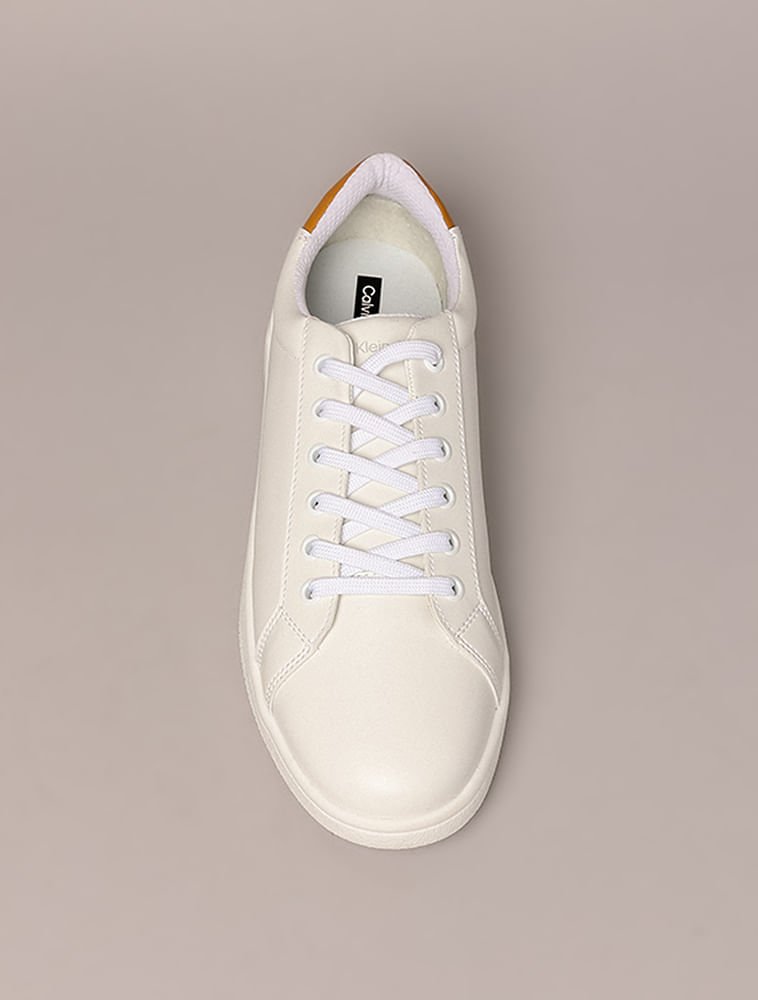 Tênis Calvin Klein Jeans Slim New Basic - Branco Branco 4