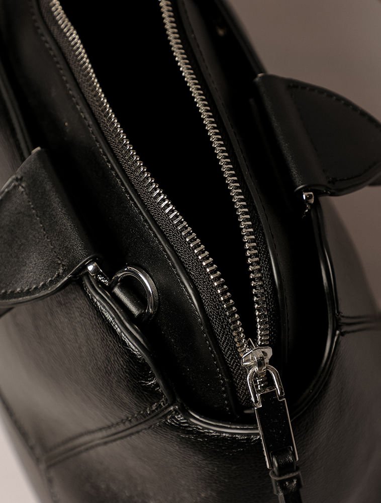 Bolsa Calvin Klein Feminina Camera Bag Com Brilho - Preto Preto 3