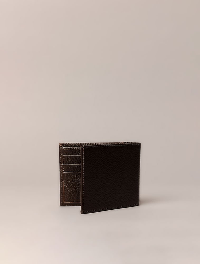 Carteira Calvin Klein Jeans Etiqueta Ck - Cafe Marrom 2