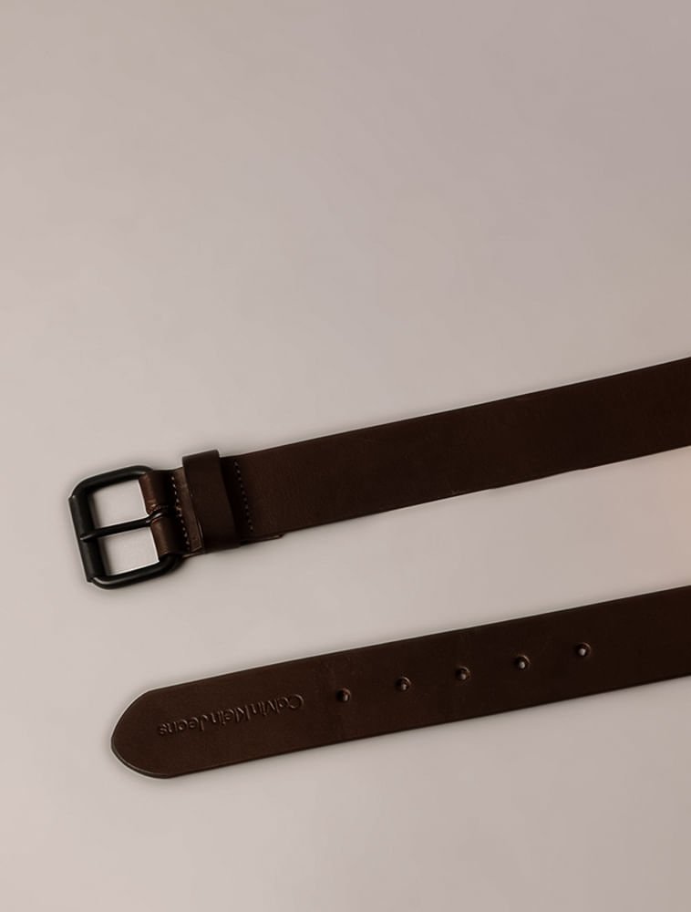Cinto Calvin Klein Jeans Basic - Cafe Marrom 2