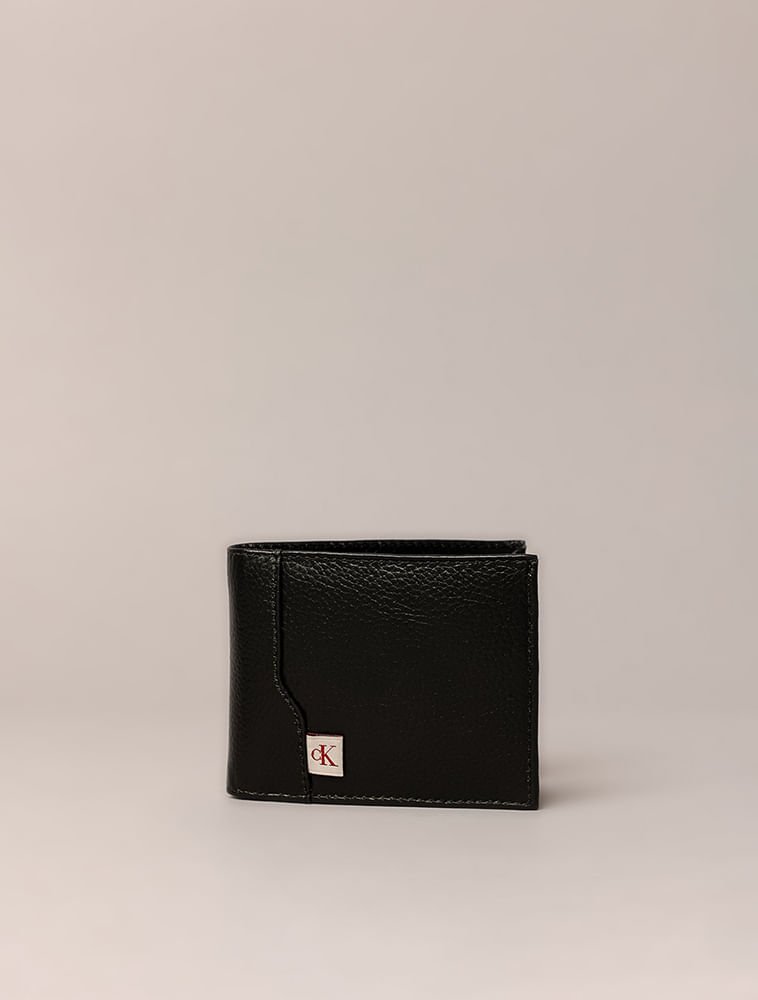 Carteira Calvin Klein Jeans Etiqueta Ck - Preto