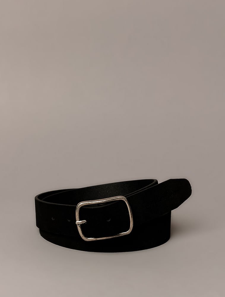 Cinto Calvin Klein Jeans Camurça - Preto