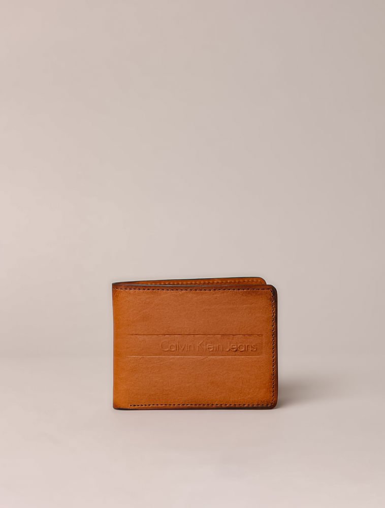 Carteira Calvin Klein Jeans Basic - Havana