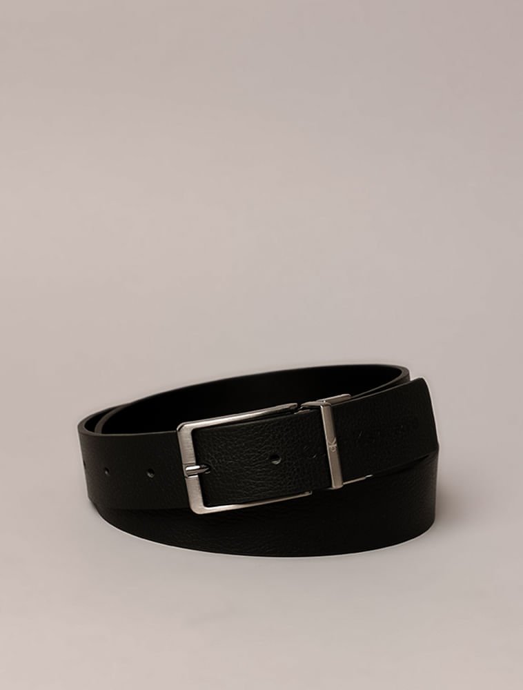 Kit Cinto Calvin Klein Jeans Duas Fivelas - Preto