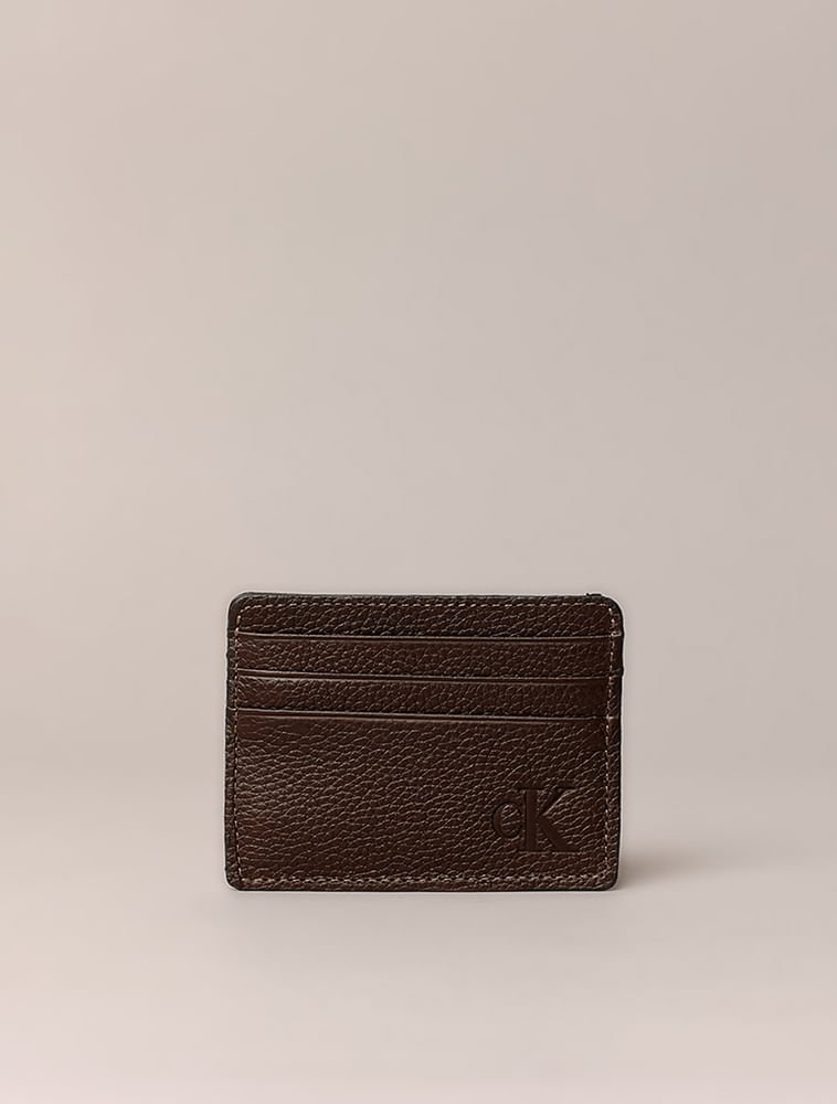 Porta Cartão Calvin Klein Jeans Queima Ck - Cafe