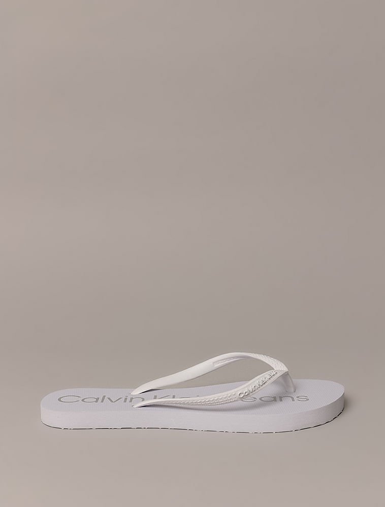 Chinelo Calvin Klein Jeans Feminino Make New Planes - Branco