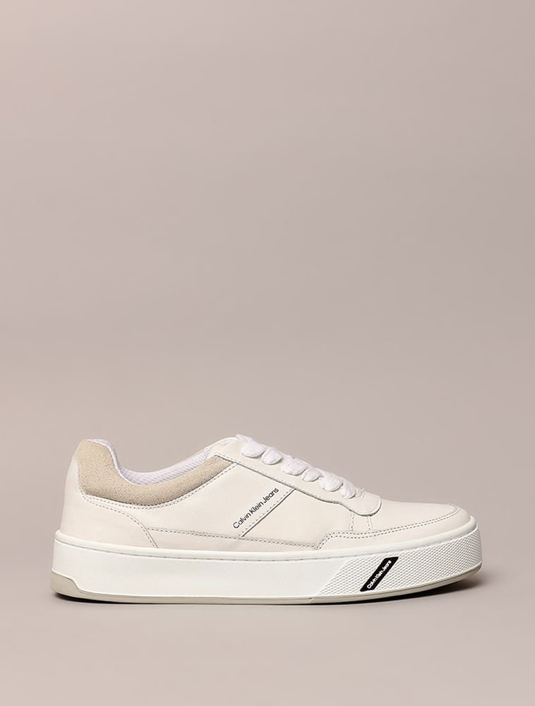 Tênis Calvin Klein Jeans Feminino Palito Basic - Branco