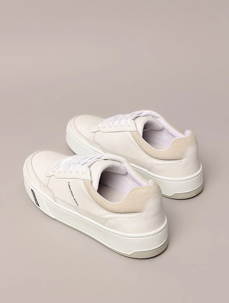 Tênis Calvin Klein Jeans Feminino Palito Basic - Branco Branco 3