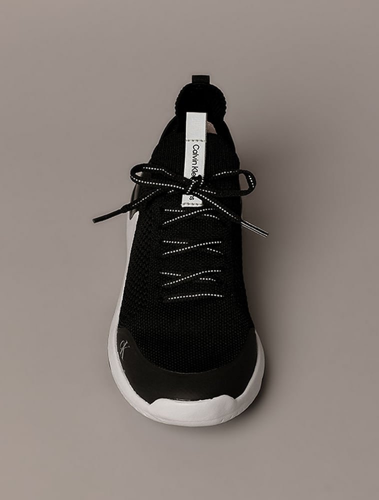 Tênis Calvin Klein Jeans Feminino Air Knitting - Preto Preto 3