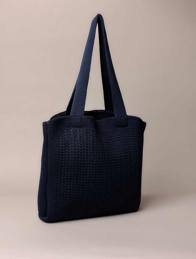 Shopping Bag Calvin Klein Jeans Feminino Knitting - Marinho Azul Marinho 2