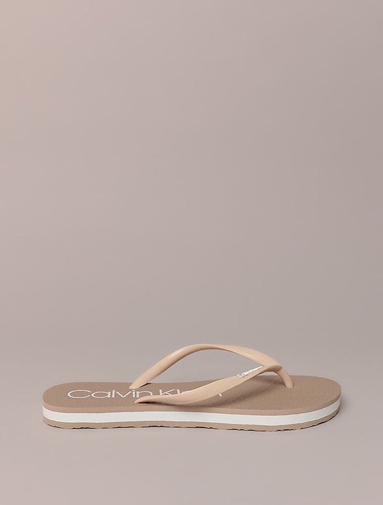 Chinelo Swim Calvin Klein - Caqui Claro