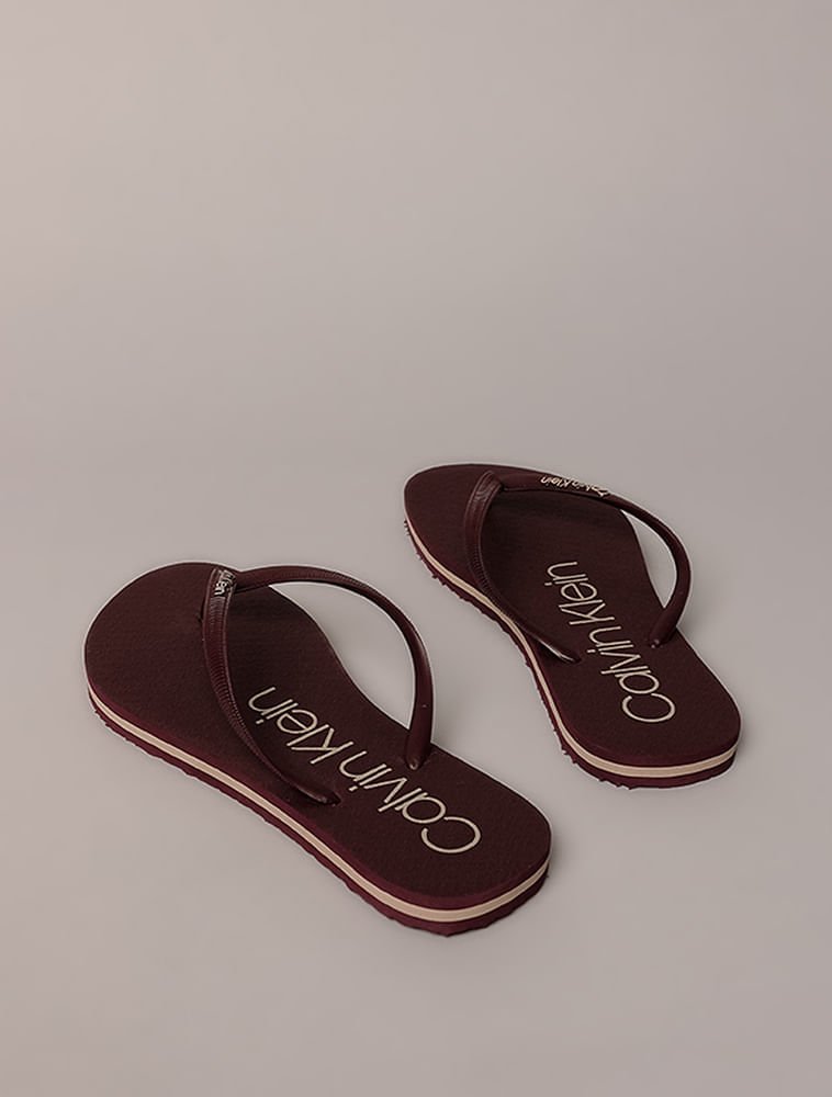 Chinelo Swim Calvin Klein - Bordo Bordô 4