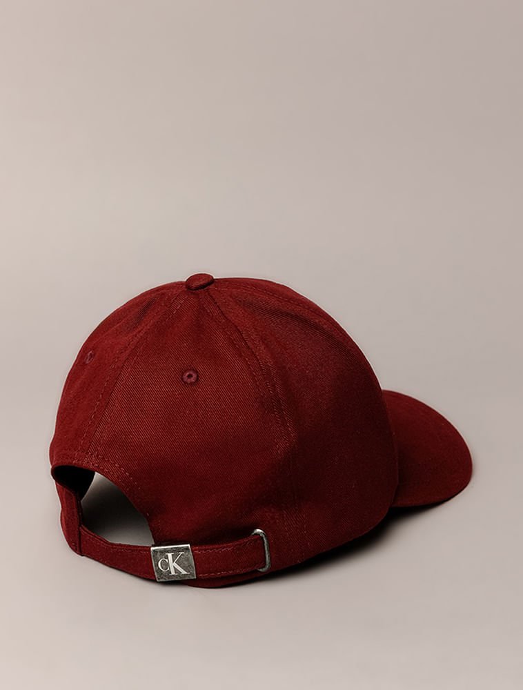 Boné Calvin Klein Jeans Feminino 5 Gomos Re Issue - Bordo Vermelho 2