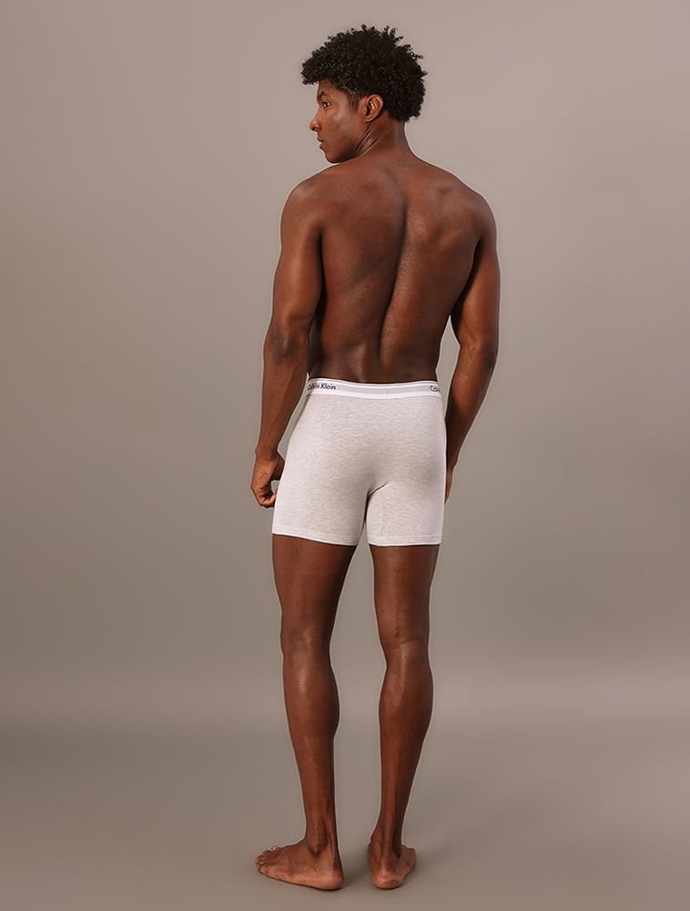 Cuca Boxer Modern Cotton - Cinza Claro Cinza 2
