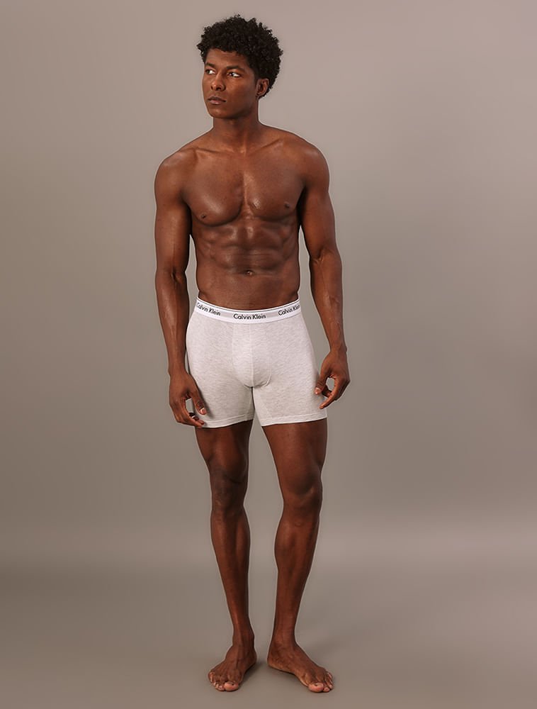 Cuca Boxer Modern Cotton - Cinza Claro Cinza 3