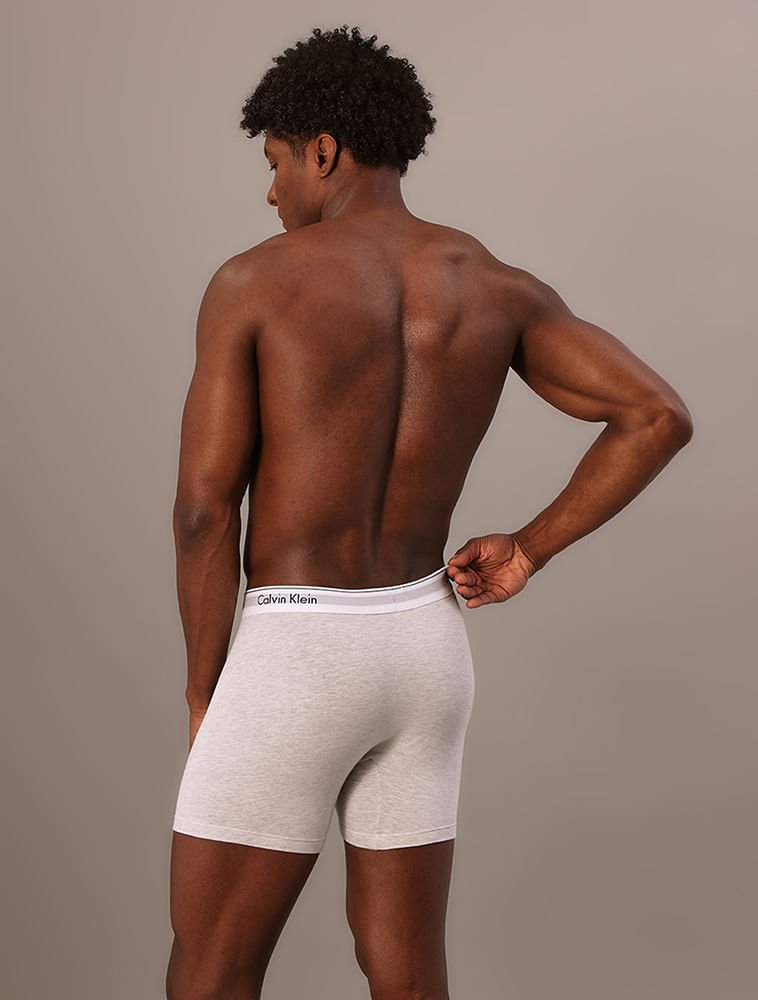 Cuca Boxer Modern Cotton - Cinza Claro Cinza 5