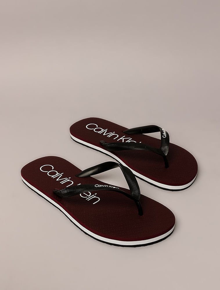 Chinelo Swim Contrast - Bordo Bordô 2