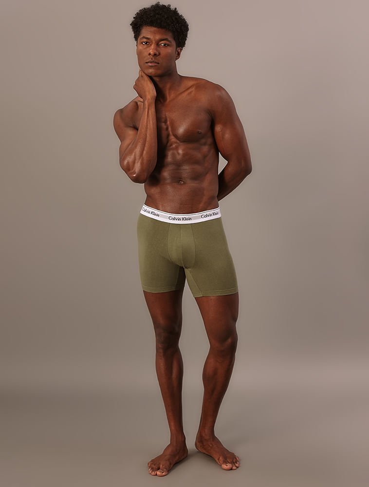 Cuca Boxer Modern Cotton - Militar Verde 5