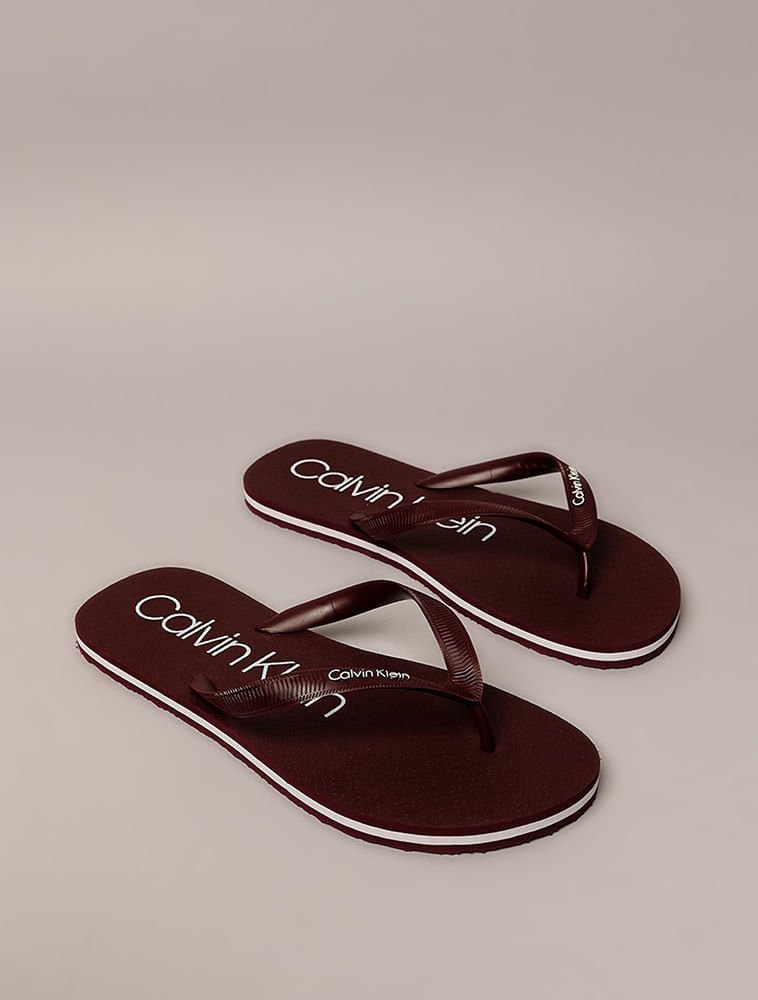 Chinelo Swim Calvin Klein - Bordo Bordô 2