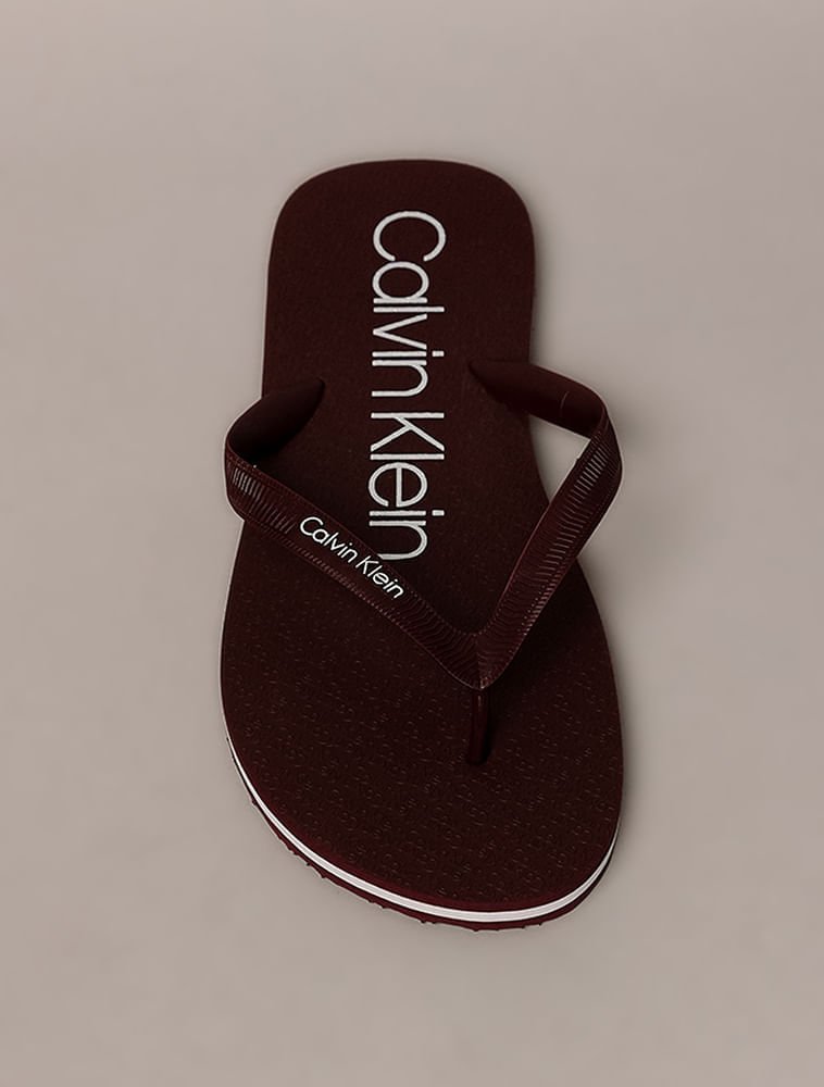 Chinelo Swim Calvin Klein - Bordo Bordô 3