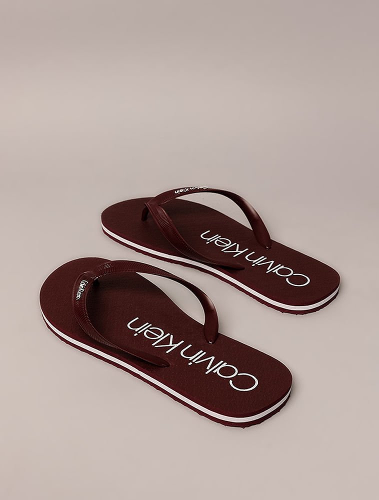 Chinelo Swim Calvin Klein - Bordo Bordô 4