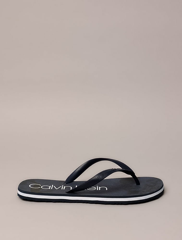 Chinelo Swim Chevron Floral - Marinho