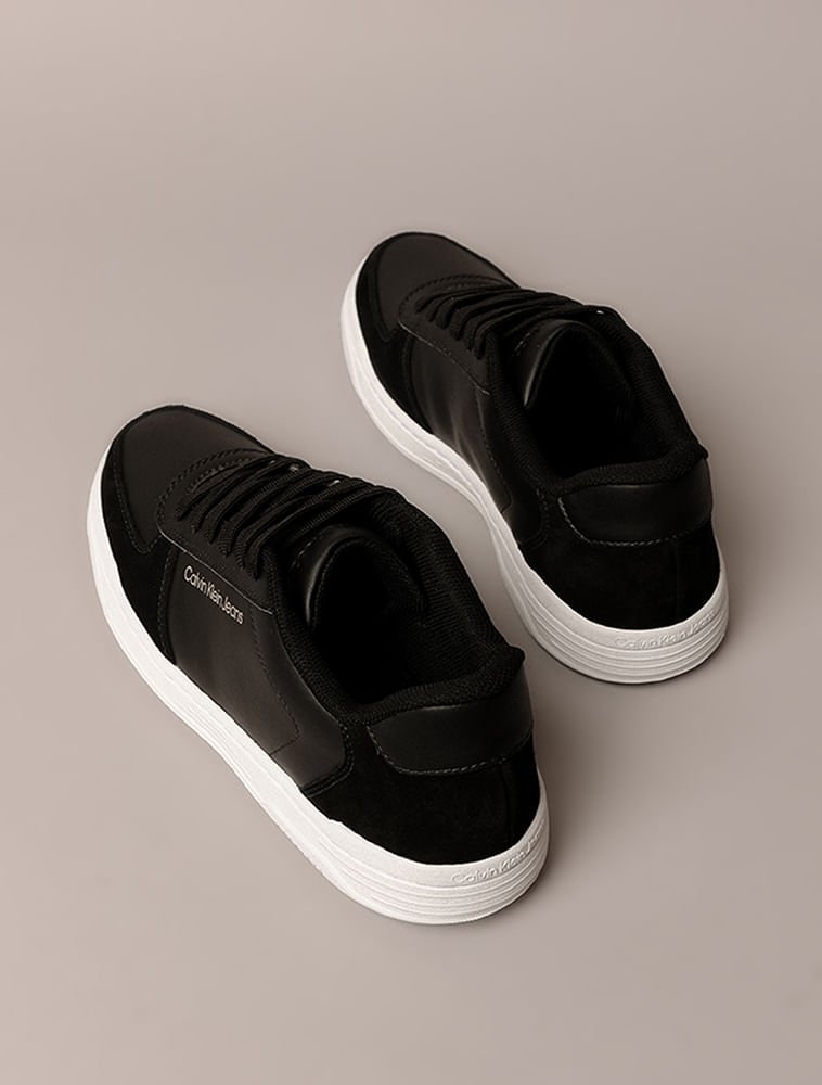 Tênis Masculino Court Calvin Klein Jeans - Preto Preto 3