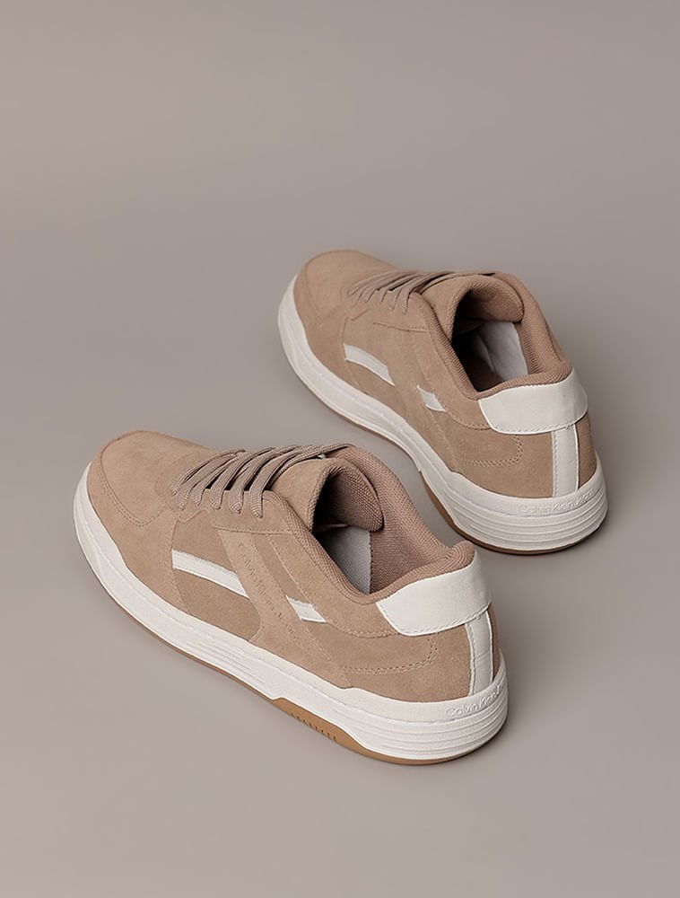 Tênis Masculino Court Camurça Layers Calvin Klein Jeans - Caqui Medio Bege 3