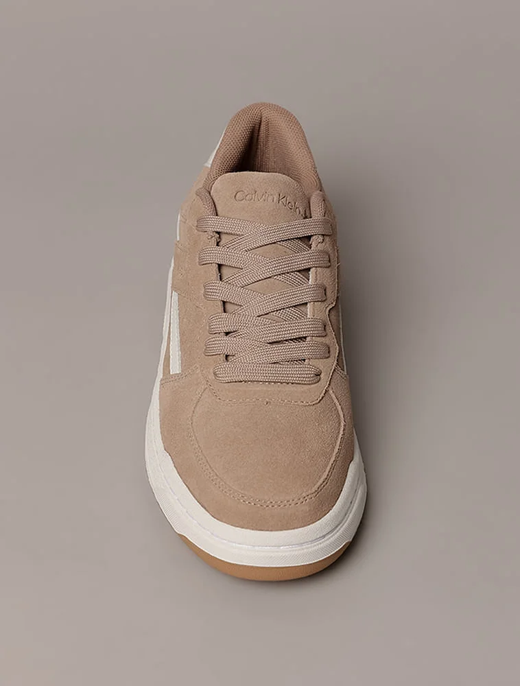 Tênis Masculino Court Camurça Layers Calvin Klein Jeans - Caqui Medio Bege 4