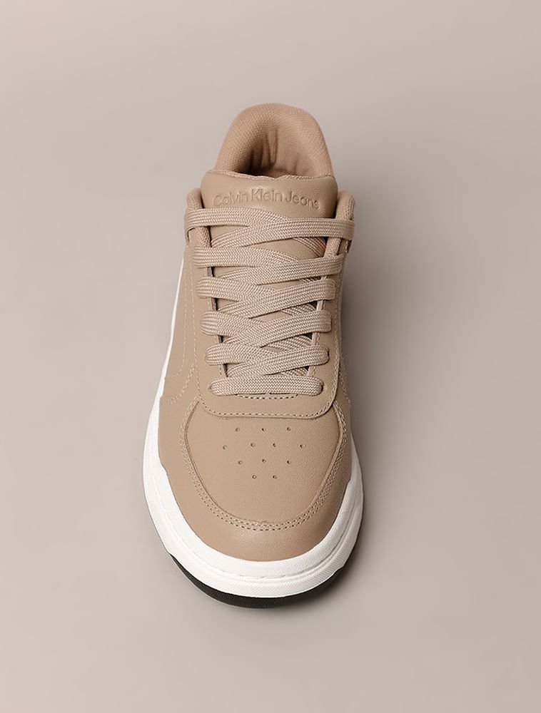 Tênis Masculino Court Calvin Klein Jeans - Caqui Claro Bege 4