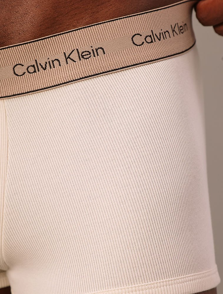 Cueca Low Rise Trunk Heritage Cotton - Off White Off White 4