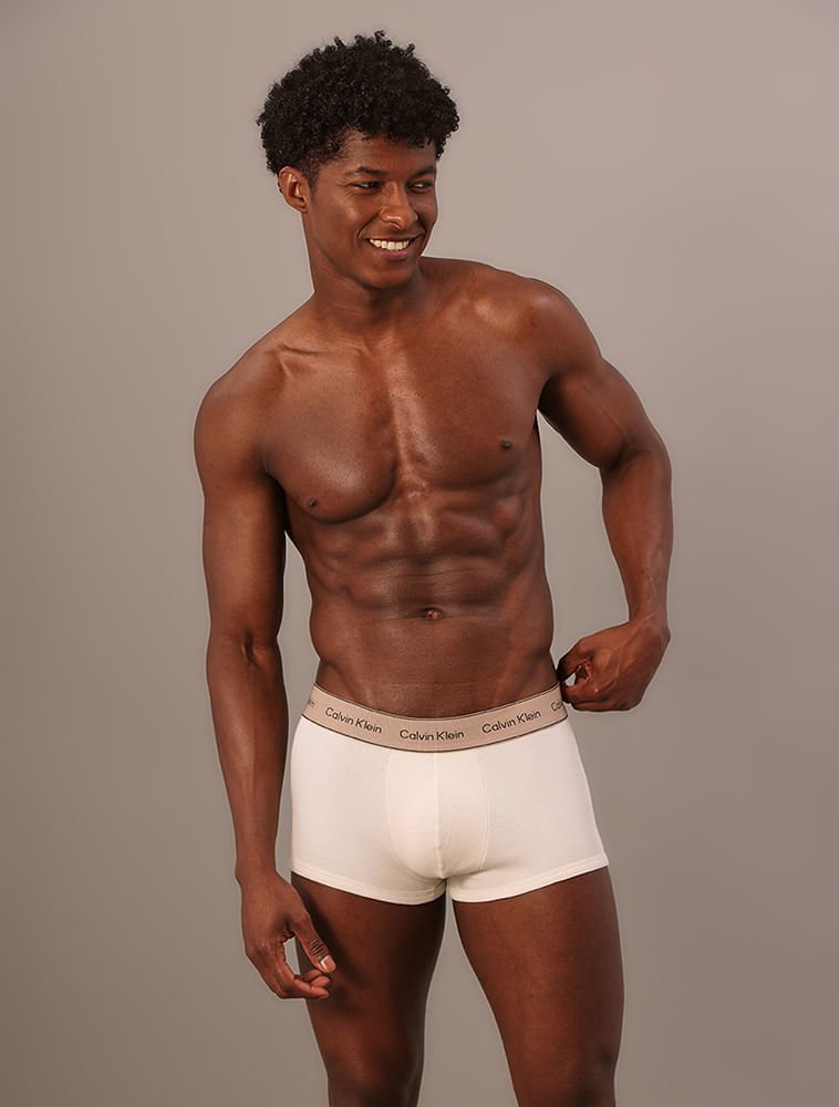 Cueca Low Rise Trunk Heritage Cotton - Off White Off White 5
