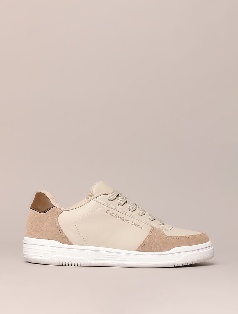 Tênis Masculino Court Calvin Klein Jeans - Caqui Claro