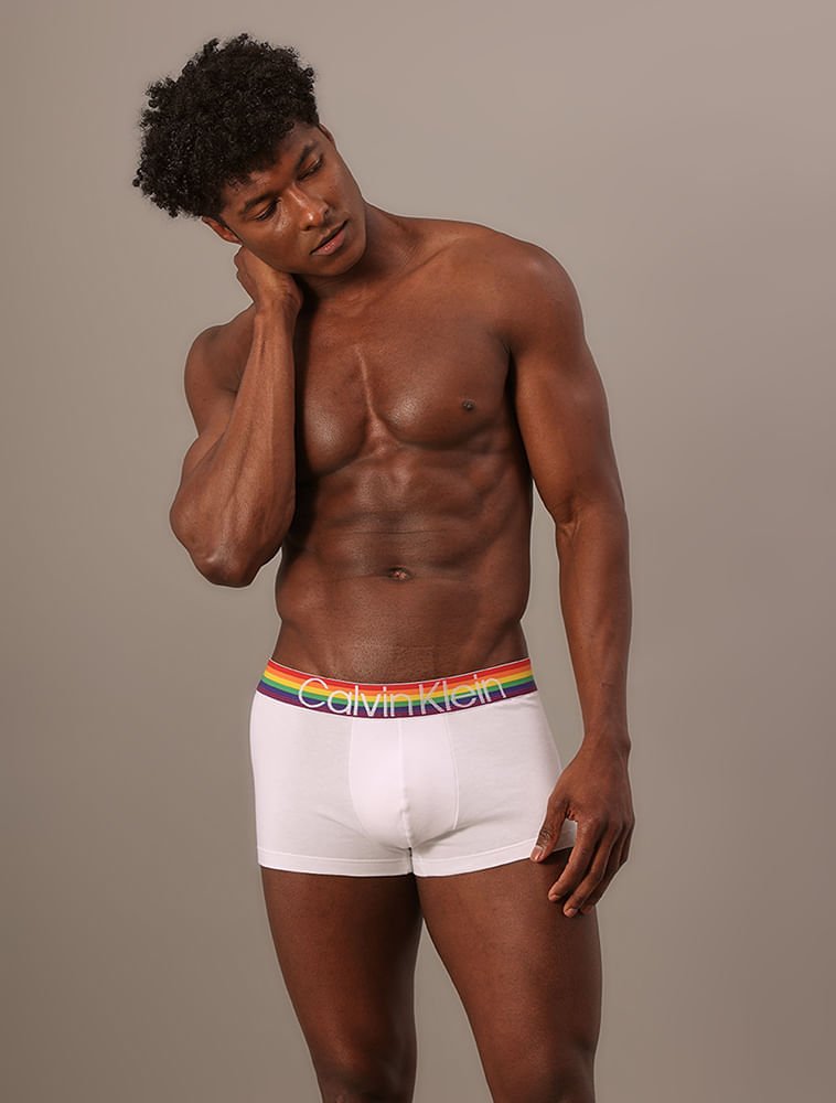Cueca Low Rise Trunk Cotton Pride - Branco Branco 5