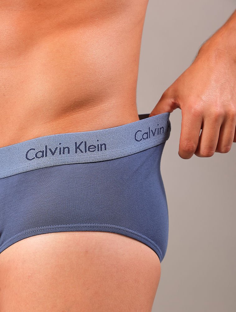 Cueca Brief Modal - Azul Medio/Azul Marinho Azul 4