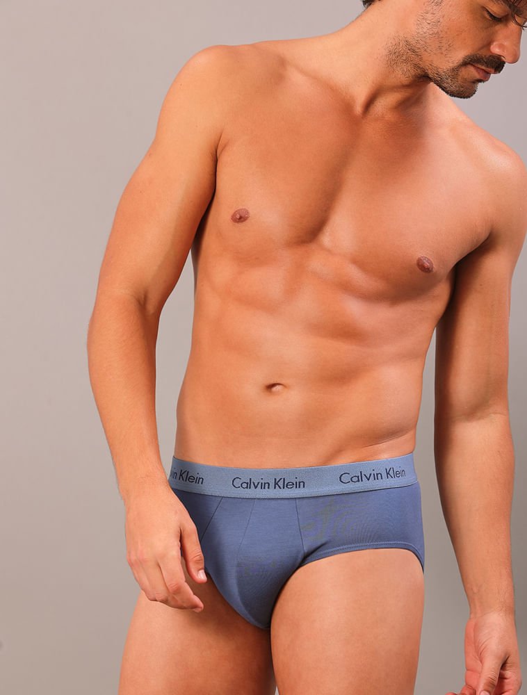 Cueca Brief Modal - Azul Medio/Azul Marinho Azul 5
