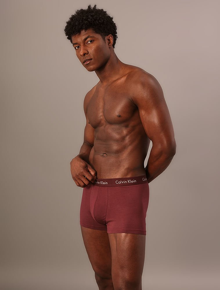 Cueca Trunk de Modal - Bordo/Caqui Bordô 4