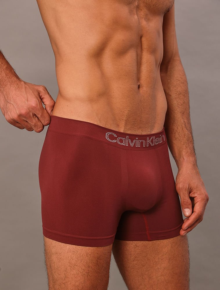 Kit 3 Low Rise Trunk Seamless Micro - Bordo/Marinho/Mescla Multicores 4