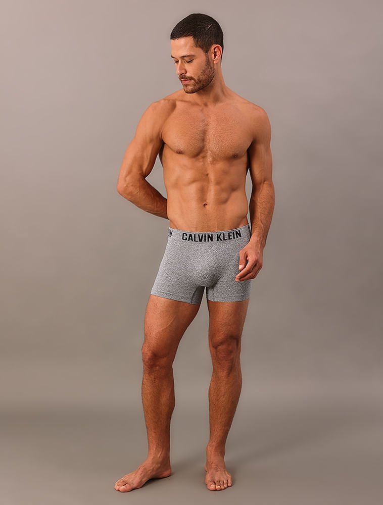 Kit 2 Cuecas Trunk Sem Costura - Azul Marinho / Mescla Multicores 6