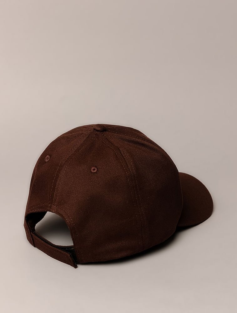 Boné Calvin Klein Jeans Feminino 5 Gomos - Marrom Marrom 2