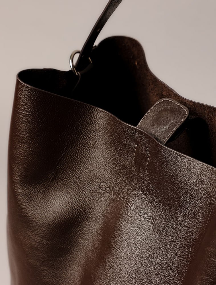 Bolsa Grande Calvin Klein Jeans Feminino Soft - Marrom Marrom 3
