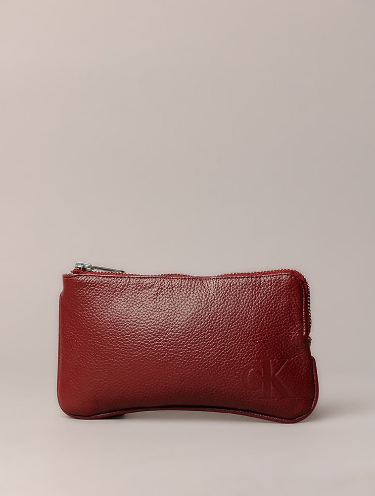Necessaire Calvin Klein Jeans Feminino Queima Ck - Bordo