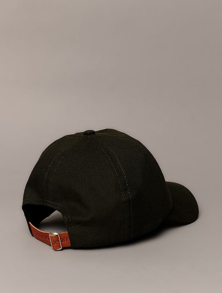 Boné Calvin Klein Jeans 6 Gomos Etiqueta Recouro - Militar Verde 2
