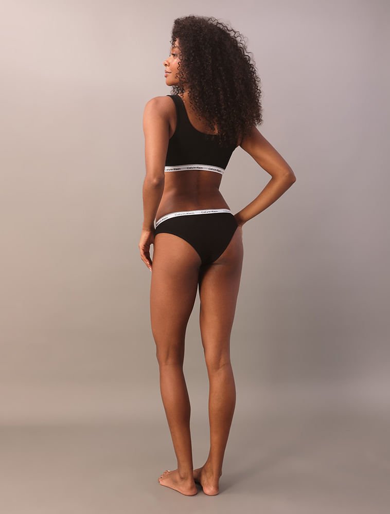 Kit 3 Calcinhas Tangas Mini Modern Cotton Calvin Klein Underwear - Multi Multicores 2