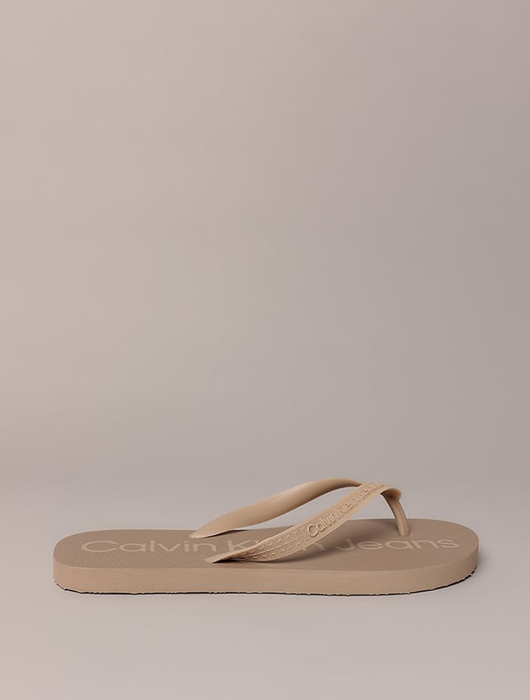 Chinelo Masculino Basic Calvin Klein Jeans - Caqui Claro